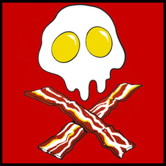 Eggs Bacon Skull Men's T-shirt