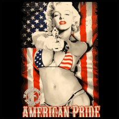 American Pride Sexy Marilyn Monroe Girl's T-Shirt