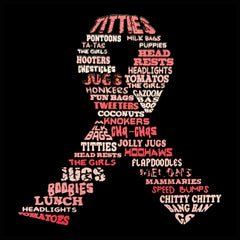 Breast Cancer Awareness "Words" Girl's T-Shirt