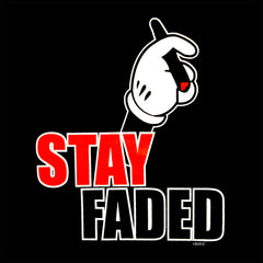 Stay Faded Cartoon Hands Girl's T-Shirt