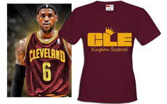 Lebron Kingdom Restored CLEveland Girl's T-shirt