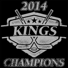 Kings Hockey 2014 Champions Champions Girl's T-Shirt