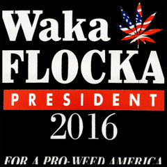 Waka Flocka for President 2016 Adult Crewneck