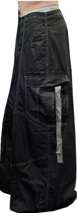 Unisex 40 " Wide Leg UFO Pants  (Black/Grey)