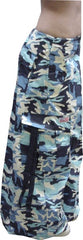 Unisex 40 " Wide Leg UFO Pants (Dark Blue Camo)