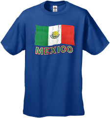 Vintage Mexico Waving Flag Kids T-Shirt