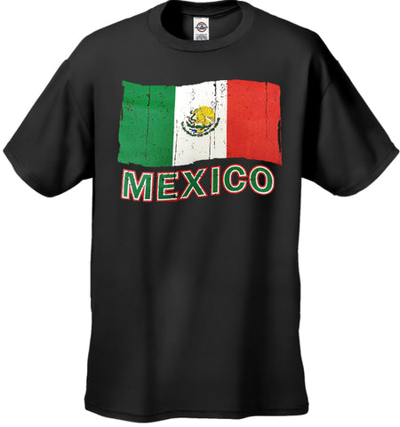Vintage Mexico Waving Flag Kids T-Shirt