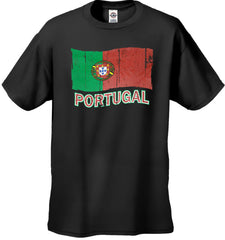 Vintage Portugal Waving Flag Kid's T-Shirt
