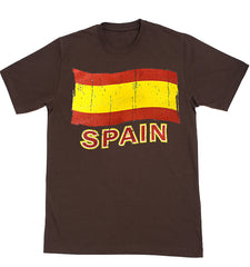 Vintage Spain Waving Flag Men's T-Shirt