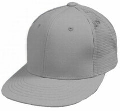 Vintage Trucker Hats - Solid Light Grey Trucker Cap