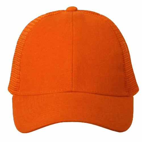 Vintage Trucker Hats - Solid Orange Trucker Cap