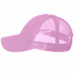 Vintage Trucker Hats - Solid Pastel Pink Trucker Cap