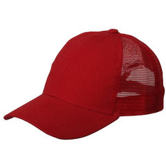 Vintage Trucker Hats - Solid Red Trucker Cap