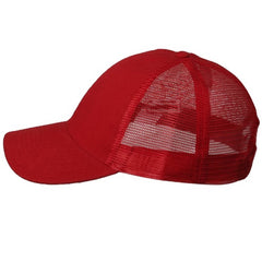 Vintage Trucker Hats - Solid Red Trucker Cap