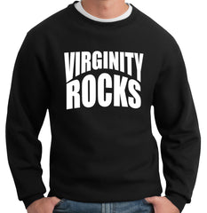 Virginity Rocks Crewneck Sweatshirt