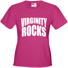 Virginity Rocks Girl's T-Shirt