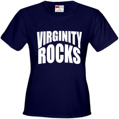 Virginity Rocks Girl's T-Shirt
