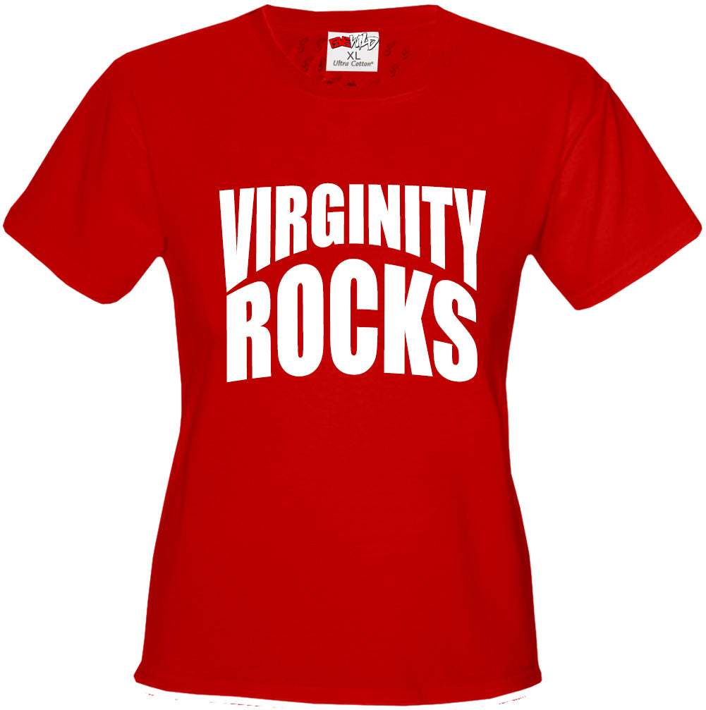 Virginity Rocks Girl's T-Shirt