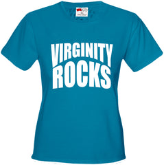 Virginity Rocks Girl's T-Shirt