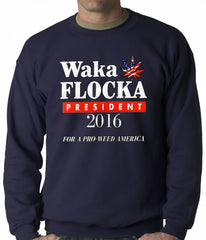 Waka Flocka for President 2016 Adult Crewneck
