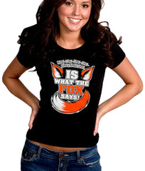 What Does The Fox Say? Ring-Ding-Ding-Ding Girl's T-Shirt 