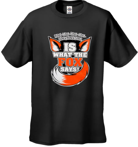 What Does The Fox Say? Ring-Ding-Ding-Ding Men's T-Shirt