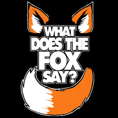 What Does The Fox Say? YLVIS YouTube Video Adult Hoodie