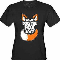 What Does The Fox Say? YLVIS YouTube Video Girl's T-Shirt