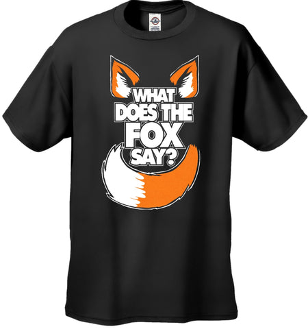 What Does The Fox Say? YLVIS YouTube Video Mens T-Shirt