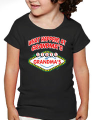 What Happens At Grandma's House Kids T-Shirt 