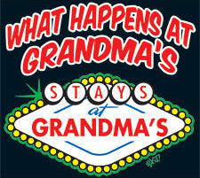 What Happens At Grandma's House Kids T-Shirt