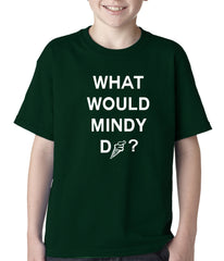 What Would Mindy Do? Eat Ice Cream Kids T-shirt