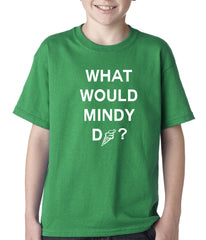 What Would Mindy Do? Eat Ice Cream Kids T-shirt