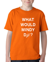 What Would Mindy Do? Eat Ice Cream Kids T-shirt
