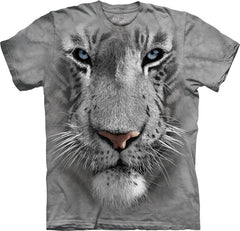 White Tiger Big Face Men's T-Shirt