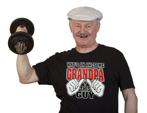 Who's An Awesome Grandpa? This Guy Men's T-Shirt