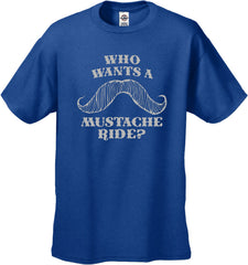 Who Wants a Mustache Ride? T-Shirt :: Mustache Ride T-Shirt