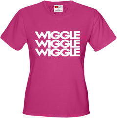 Wiggle Song Lyric Girl's T-Shirt