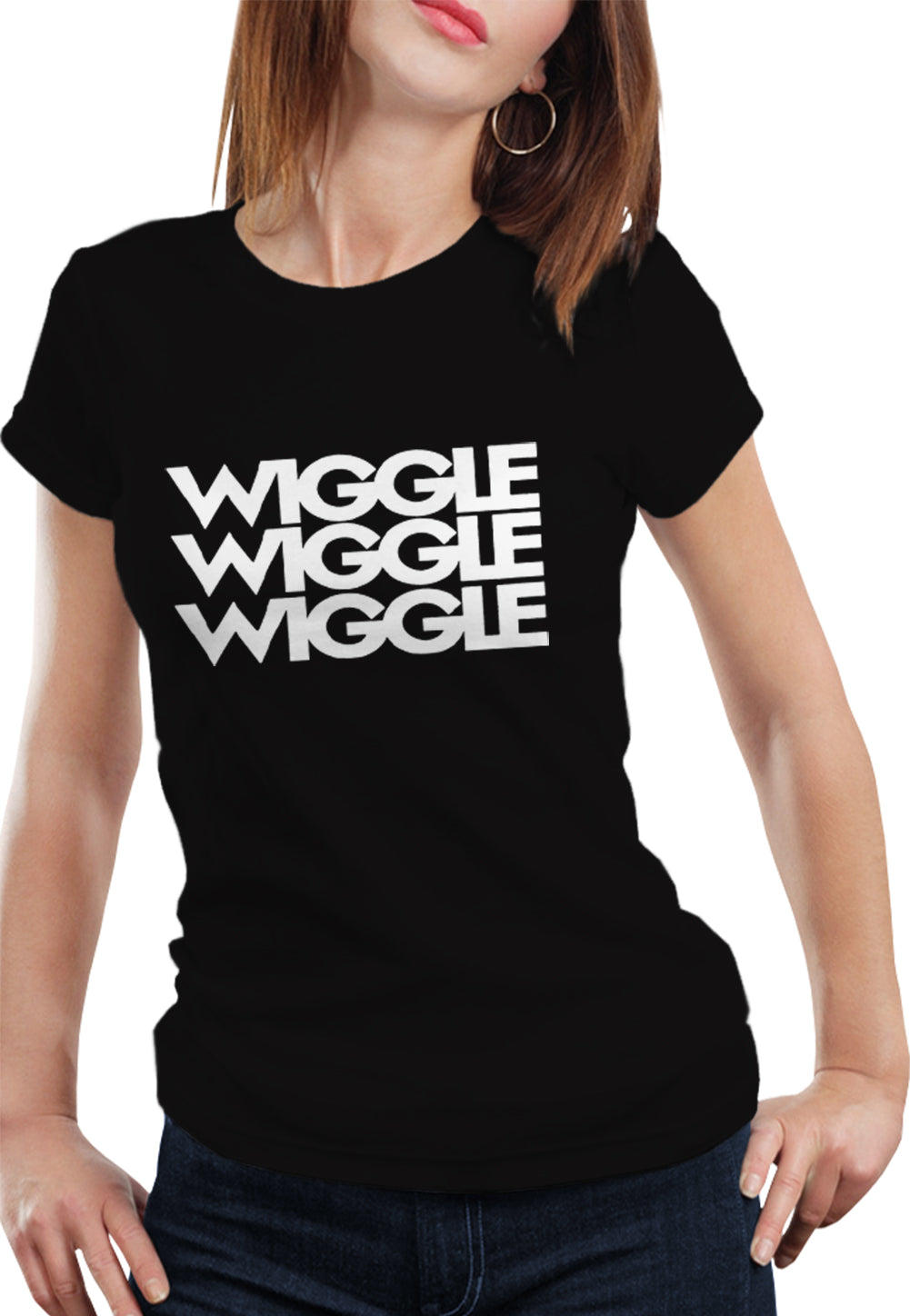 Wiggle Song Lyric Girl's T-Shirt