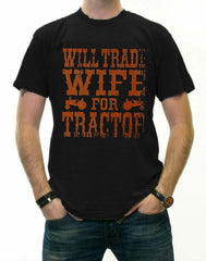 Will Trade Wife For Tractor Vintage T-Shirt