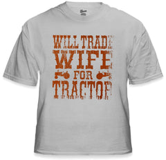 Will Trade Wife For Tractor Vintage T-Shirt