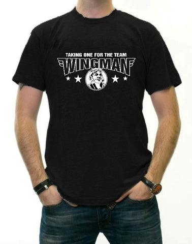 Wingman Taking One for The Team Mens T-Shirt