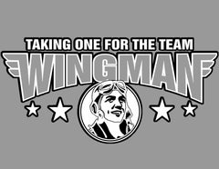 Wingman Taking One for The Team Mens T-Shirt