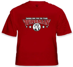 Wingman Taking One for The Team Mens T-Shirt