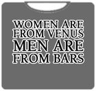 Women Venus Men Bars T-Shirt