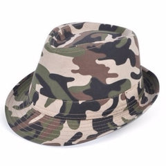 Woodland Camouflage Fedora Hat