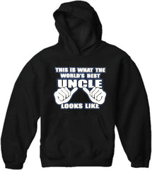 World's Best Uncle Adult Hoodie