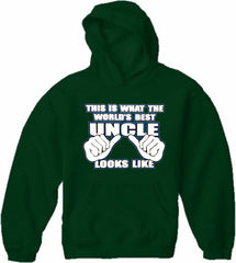 World's Best Uncle Adult Hoodie