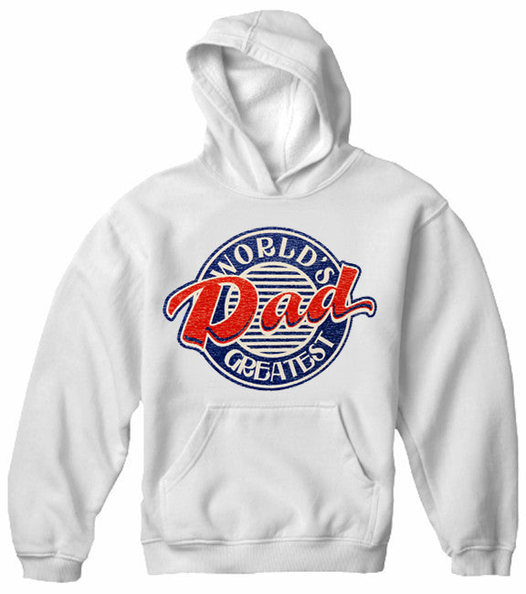 World's Greatest Dad Vintage Adult Hoodie