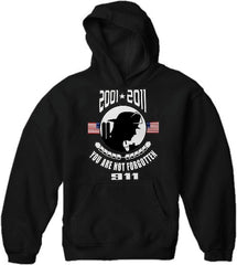 World Trade Center - You Are Not Forgotten 2001-2011 Hoodie